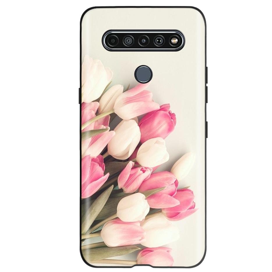 Чехол для LG K61 2020 Милый Кот Бабочка Мягкий Силиконовый Ударопрочный Чехол для Телефона Для LG K61 K 61 Fundas Case LGK61 Coque 6.53'' Shell