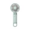 RHYTHM Handy Fan 2025 Large Air Volume Quiet 3WAY Neck 5 Levels of Air Volume Compatible with Compatible with Carabiner Strap Small Portable Fan Silky