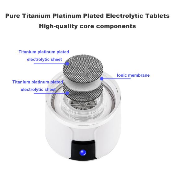 1 комплект, 300 мл, чашка для водородной воды, портативный генератор для бутылок с водородной водой, быстрый электролиз, ионизатор воды для путешествий домой
