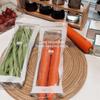 Прозрачный пакет для хранения свежих продуктов Утолщенный герметичный пакет для хранения овощей Герметичный влагостойкий пакет для сохранения продуктов