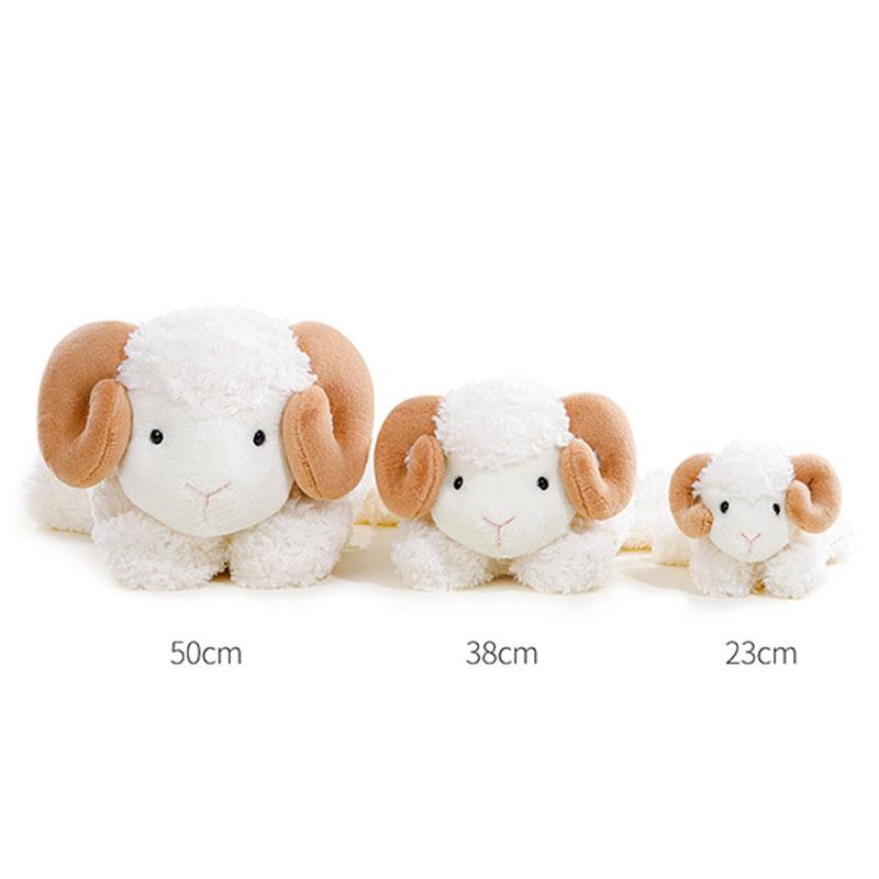 Мультяшная имитация ягненка плюшевая мягкая игрушка милая креативная тряпичная кукла детский подарок на день рождения кавайное декоративное украшение