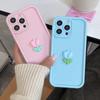 Для IPhone 14 15 Цветы Тюльпана Силиконовый ТПУ Задняя Крышка Телефона Чехол Противопадение для IPhone 11 12 13 Pro Max X XS XR Мягкий Чехол