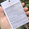 26 English Alphabet 3D Self-adhesive Nail Art Decal Sticker Word Small Letter Nail Tattoos Decal Stickers