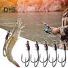 5/10 шт двойной рыболовный крючок прочный держатель для живой наживки для креветок крючок с зазубринами рыболовный крючок для пресноводной соленой воды рыболовные принадлежности