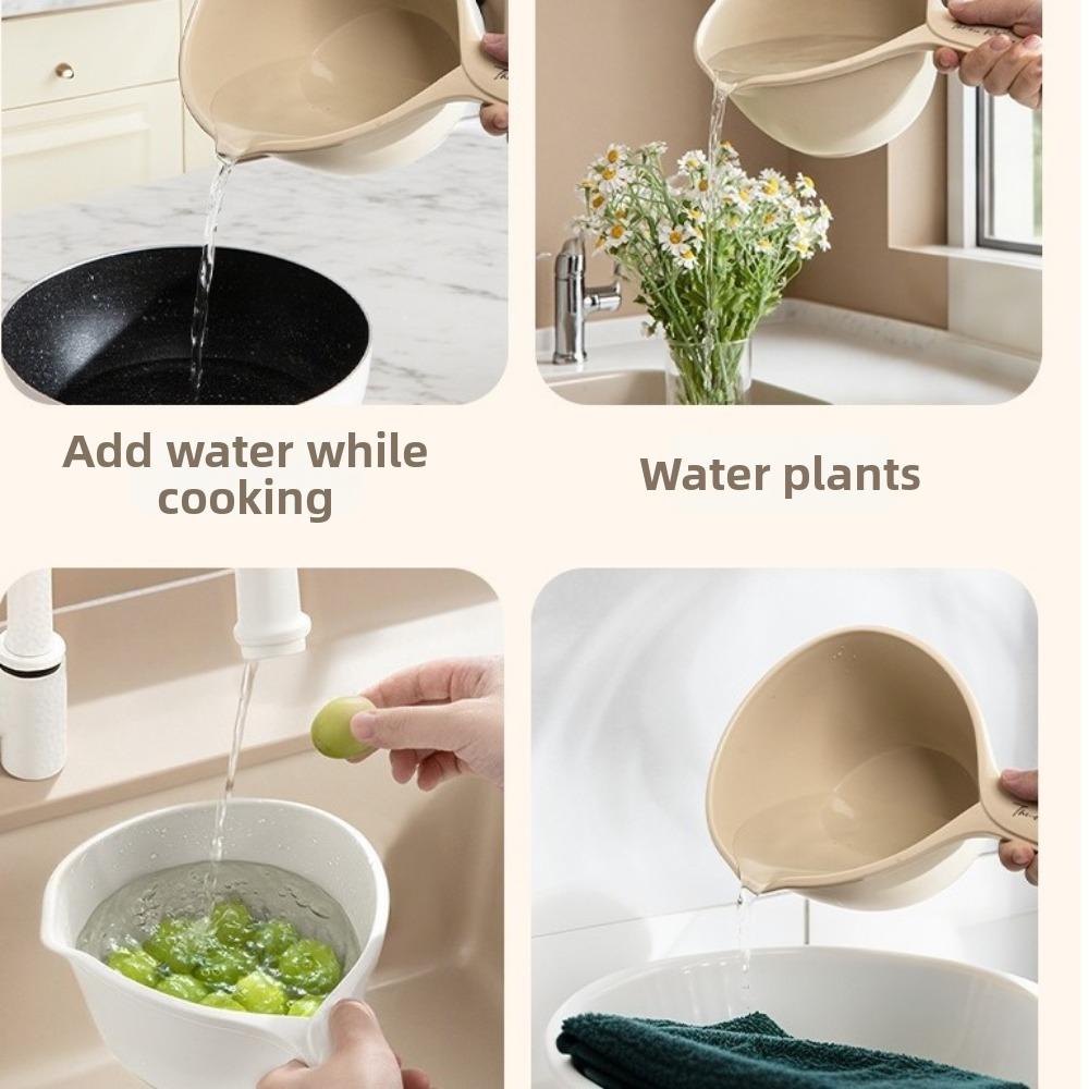 Large Capacity Water Scoop Plastic Plastic Water Ladle Water Ladle Garden Watering