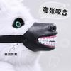 Pet Dog Cosplay Denture Mouthpiece Latex Decorative Funny Mask Halloween Party Costume