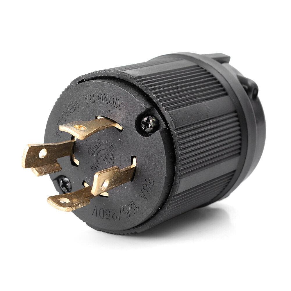 Для NEMA L14 30P Тяжелонагруженный С фиксацией Подходит для генераторов и сварочных аппаратов с номинальным током 30А при двойном напряжении
