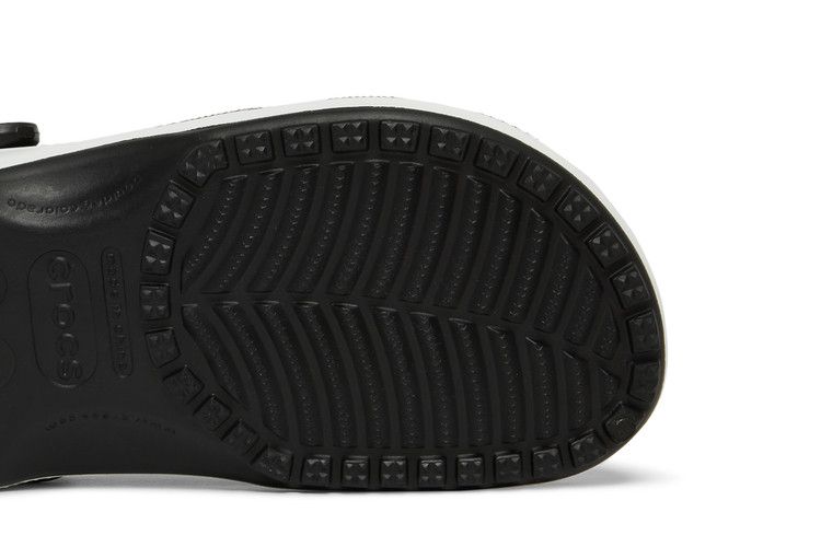 Мужские клоги Crocs Classic Clog Mastermind Белый Черный/Черный/Белый