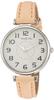 Analog Amalfidia Waterproof Leather Strap White Dial Beige [Arias] WW20023A-138 Women's