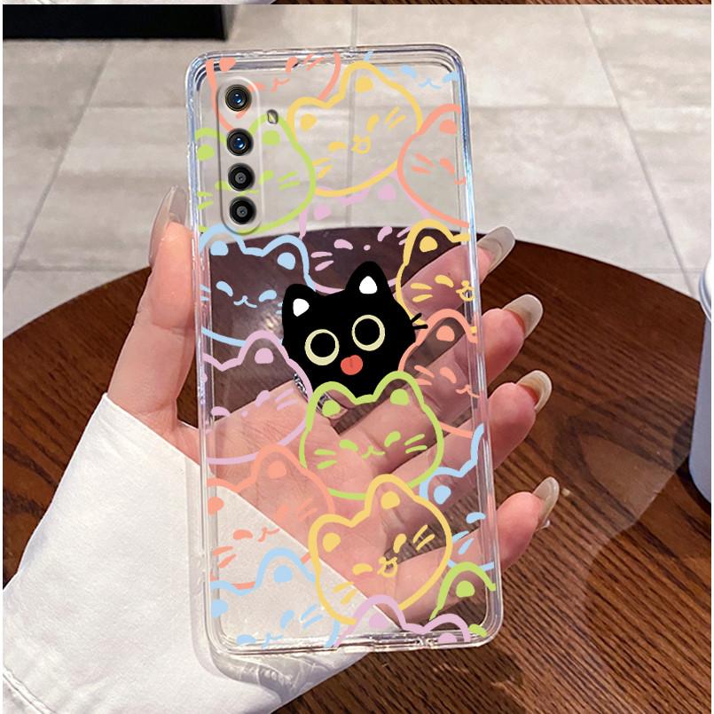 Чехол для Realme XT RMX1921 Чехол для Realme X2 Роскошный Милый Любовь Кролик Забавный Прозрачный Силиконовый Чехол для Телефона RMX1992 RMX1993 RMX1991