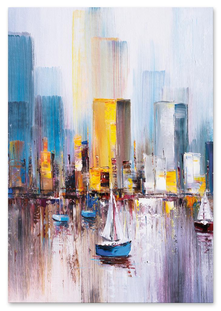 Poster Picture Sailboat Yacht Abstraction