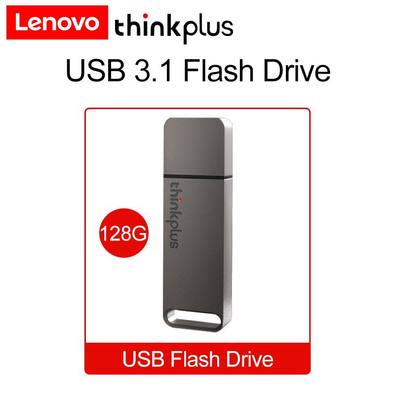 Высокоскоростной флэш-накопитель, водонепроницаемый USB-накопитель, USB-флеш-накопитель 3.1 Lenovo thinkplus 32 ГБ/64 ГБ/128 ГБ/256 ГБ, Pen Drive TU100