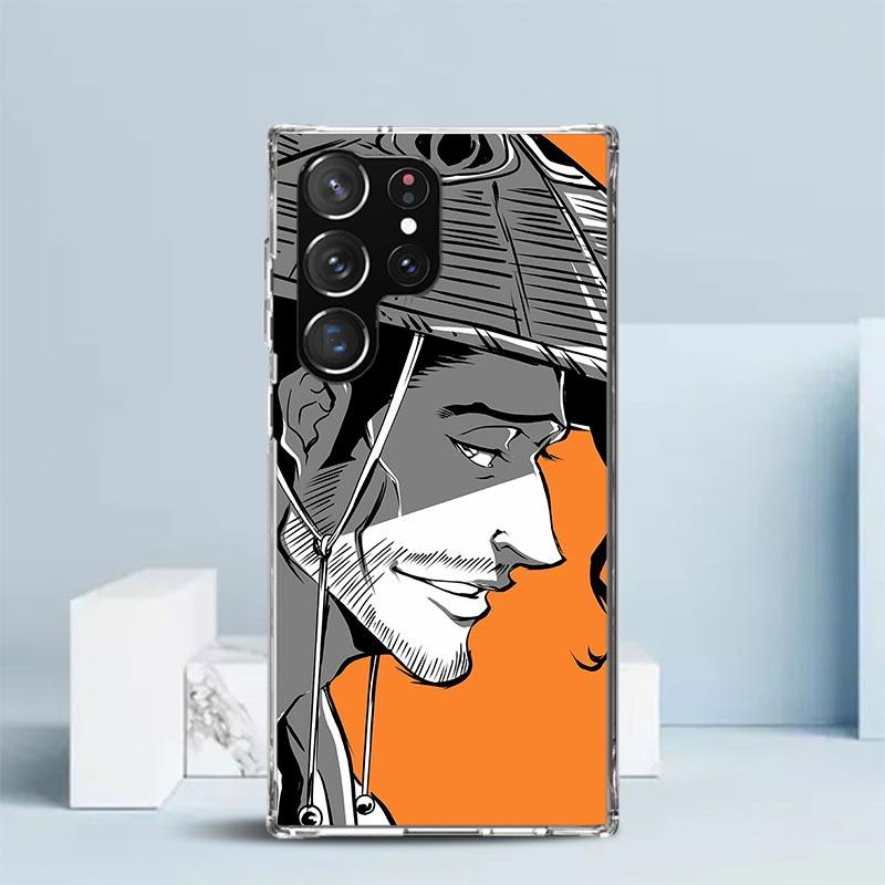 Bleach Кёраку Сюнсуй Мягкий Чехол для Samsung Galaxy S25 Edge S26 S24 S23 Ultra Чехол для Телефона S22 S21 Plus S20 FE Печатный Узор Она