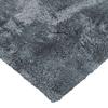 Tapis à poils longs extra-doux gris clair 120x160