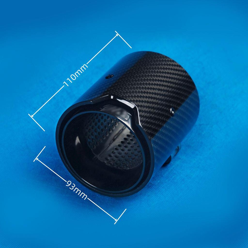 Модификация выхлопной насадки BMW M2/M3/M4 Титан Черный и Синий Углеволокно