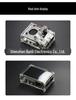 Прозрачный акриловый корпус для Raspberry Pi 4B с охлаждающим вентилятором, совместимый с 3,5-дюймовым экраном/камерой.