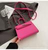 Hand Improvement Sense Kelly Small Square Bag Shoulder Bag European and American Retro High Intelligence Loose Davis Bag Shoulder Crossbody Bag