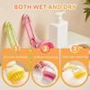 Pet Bath Brush Cat Dog Soft Silicone with Shampoo Dispenser Gentle Massage for Grooming and Cleaning Fur and Hair Pet 