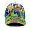 Pattern Kids Minecraft Sun Protection Cap With Round Top For Summer Casual