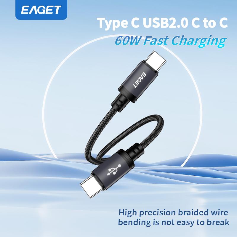 Кабель USB C — USB C Type C 60 Вт, кабель для быстрой зарядки iPhone 16/15 Pro Max, MacBook Pro Air/iPad, планшетов