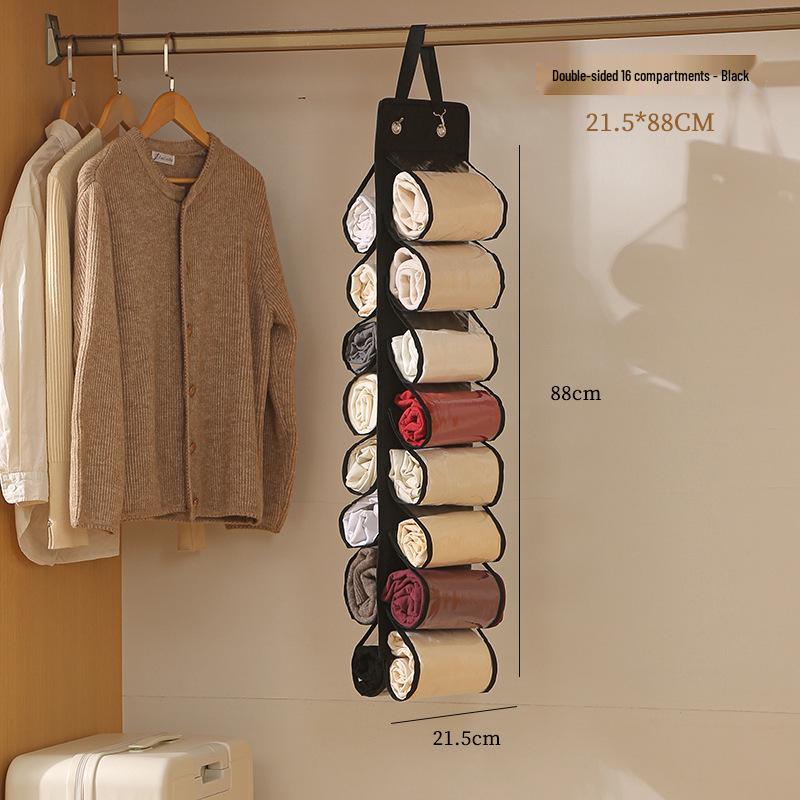 Waterproof Multi-Layer Hanging Storage Organizer for Dorms, Underwear, and Yoga Pants