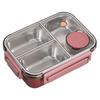 Stainless Steel Lunch Box Salad Box Lunch Container Adult Lunch Box With 3 Compartment Lunch Containers Large Capacity Lunch Box