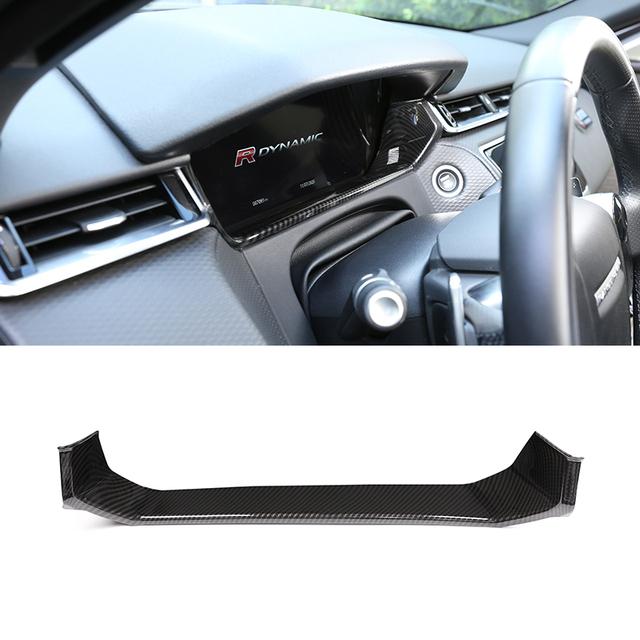 Для Land Rover Range Rover Velar 2017-украшение приборной панели автомобиля, рамка, крышка из АБС-пластика, модификация интерьера из углеродного волокна