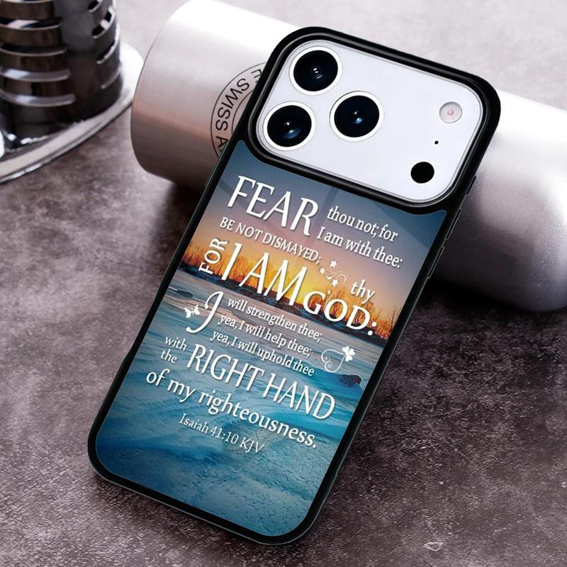 Christian Jesus Christ Bible Verse Phone Case For iPhone 17 16 15 14 13 12 11 Pro Max Plus 17Air Soft Silicone Cover