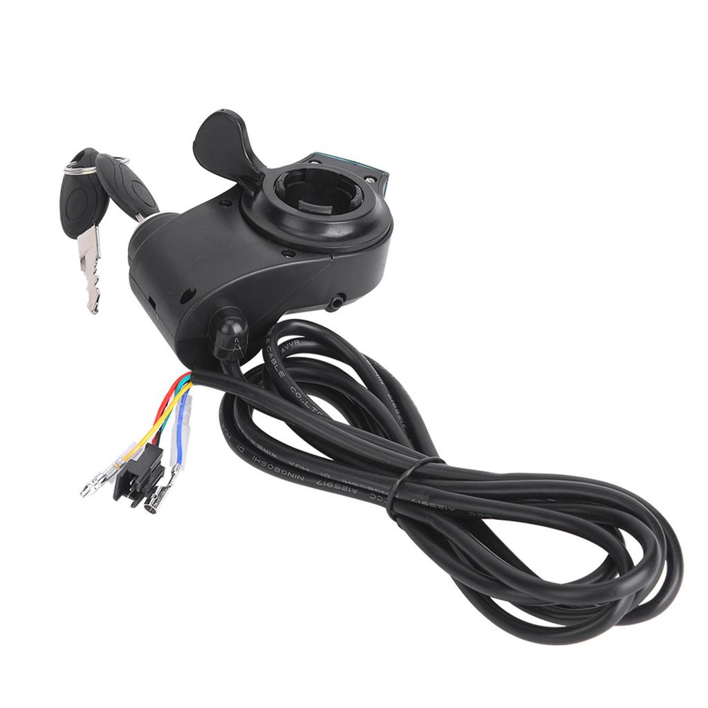 Дисплей LCD с курком газа для электровелосипеда, цифровой, с индикатором напряжения батареи и выключателем питания для электромобиля