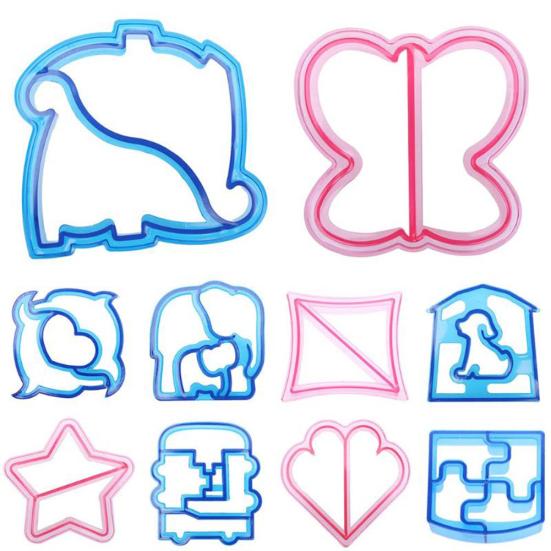Дельфин Бабочка Звезда Форма Сэндвич Тост Торт Хлеборезка DIY Maker Плесень