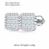 Certified D VVS1 Moissanite Stud Earrings 925 Sterling Silver 0.01ct-0.08ct New