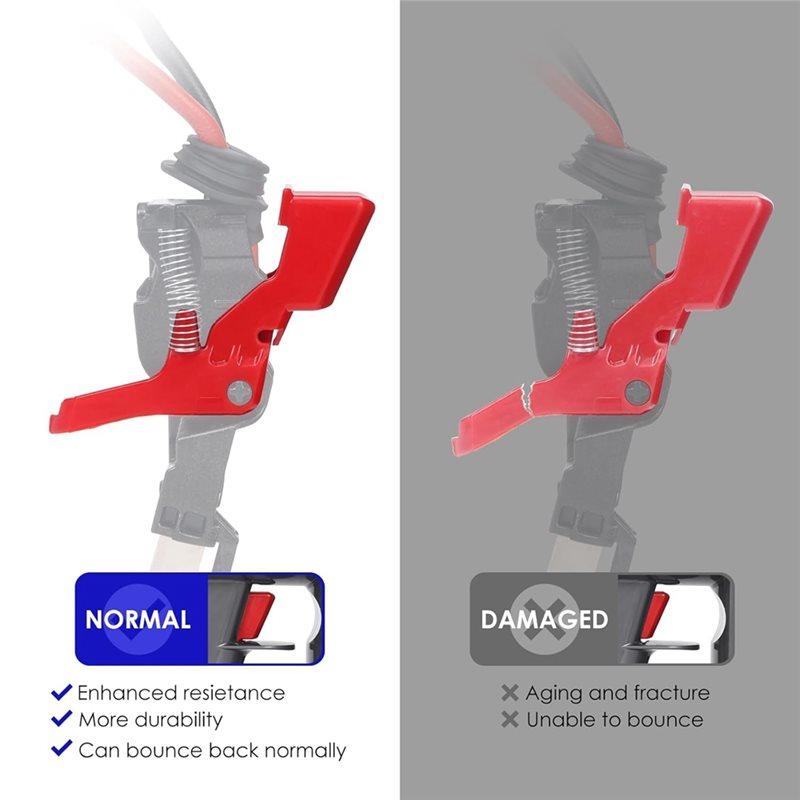 A02V-Trigger Switch Button For Dyson V7 V8 SV10 SV11 Vacuum Cleaner Strong Red Power Switch Button Replacement Repair Parts