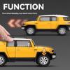 Масштаб 1/24 TOYOTA FJ Cruiser Внедорожный внедорожник Металлический литой под давлением Модель автомобиля Высокое качество Декоративные модные украшения Подарочная коробка для друга