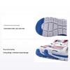 Li Ning Kids Starry Удобные универсальные амортизирующие прочные повседневные туфли с низким верхом Детские повседневные туфли синего и белого цвета YKNU028-1