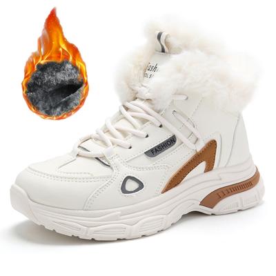 36-43 зимние женские большие модные плюшевые повседневные хлопковые ботинки зимние ботинки теплые спортивные туфли для папы женские короткие ботинки
