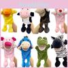 Ducks Pigs Cows Frogs Mouth Opening Ventriloquis Puppet Toys Hand Plush Kid Gift