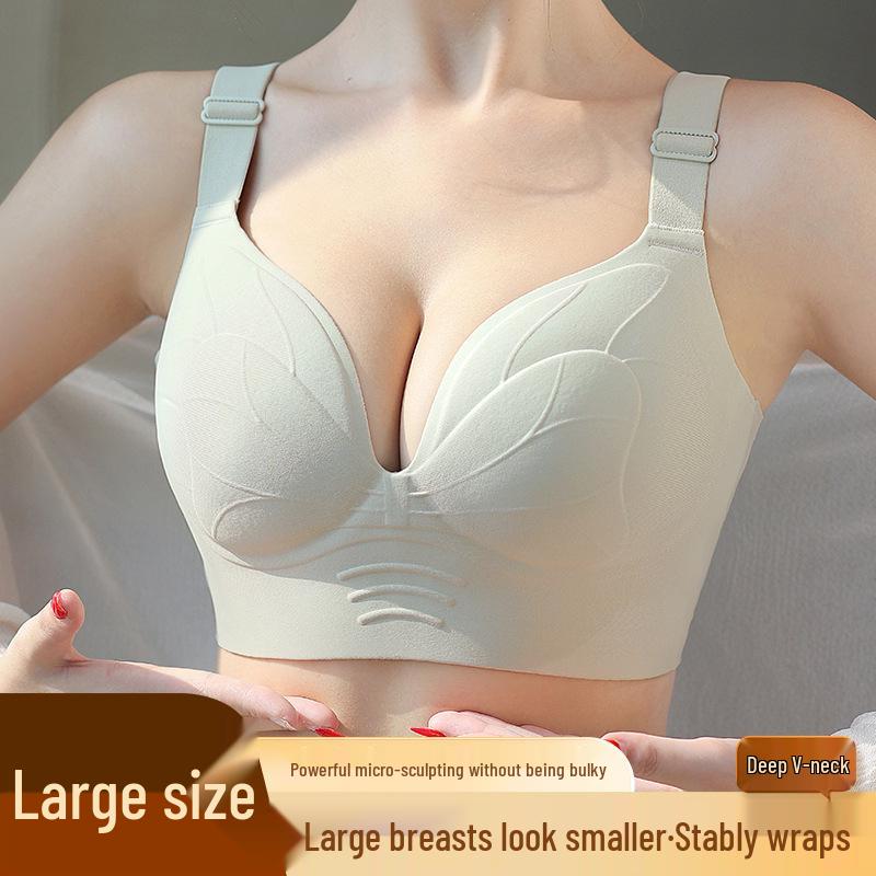 Plus Size Seamless Uplift Bra for Women - Comfortable Support & Slimming Effect