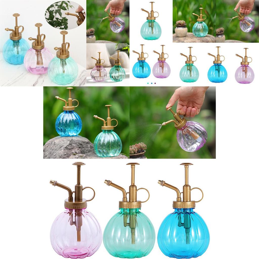 Антикварная лейка в форме тыквы, садовый инструмент с дизайном бутылки для тонкого распыления