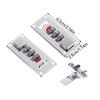 Keyless Luggage Lock 65 X 29mm Fixed Lock Home Hardware Accessories Combination Lock  Jewelry Box