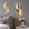 Modern Creative LED Acrylic Wall Light Indoor Pendant Lamp Gold Hanging Lantern Home Bedside Lamps for Living Room Decoration