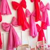 5 шт. 24-дюймовый большой пластиковый декоративный бант для упаковки подарков на годовщину свадьбы день рождения