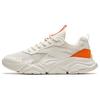 Lifestyle Series Shock Absorption Non-Slip Low-Top Casual Shoes Men Sneakers White Orange 912428809-4