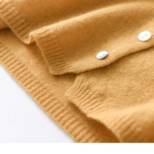 Женский свитер с длинным рукавом и круглым вырезом, пальто в базовом стиле, женский кардиган, вязаный джемпер, осень