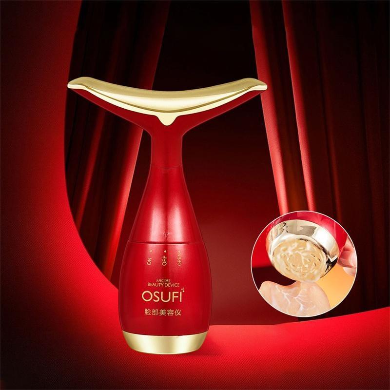 Массажер для лица, шеи, косметическое устройство, электрический V-образный интродьюсер, укрепляющий, омоложение, против морщин, тонкий двойной подбородок, уход за кожей, массаж лица