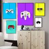Watercolor Boys Game Poster Print Gamepad Illustration Game Wall Art Picture Joystick Canvas Painting for Kids Room Home Decor