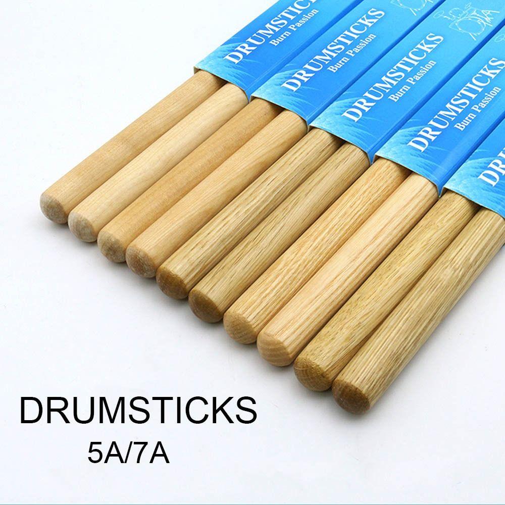 Wood Drum Sticks 1 Pair Drum Set Classic Drumsticks  Drum