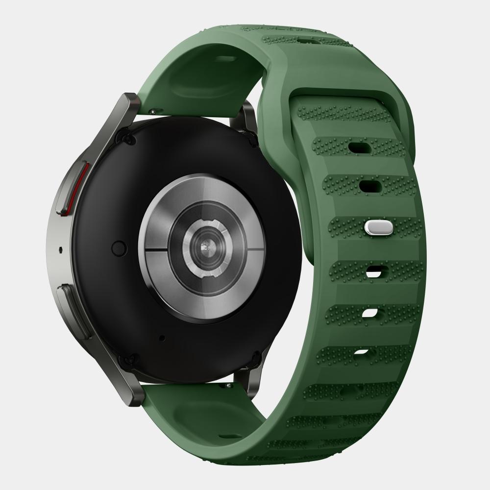 Классический силиконовый ремешок в спортивную полоску для Samsung Galaxy Watch 4 Classic 5 Pro, 45 мм, 40, 44 мм, 46 мм, ремешок для часов Smartwatch 20, 22 мм, аксессуары