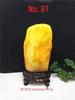 Yellow Dragon Jade Decorative Stone: Feng Shui Ornament for Home Entrance