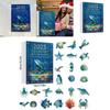 Christmas Countdown Calendar With Marine Animal Acrylic Ornaments For Holiday Decor