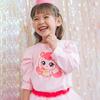 Girls' Mysterious Catchy Nipping, the Prettiest Hatuping Long-sleeved T-shirt Skirt Set, a Popular Character In Korea